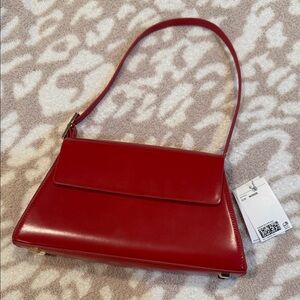 H&M Chic Red Shoulder Bag